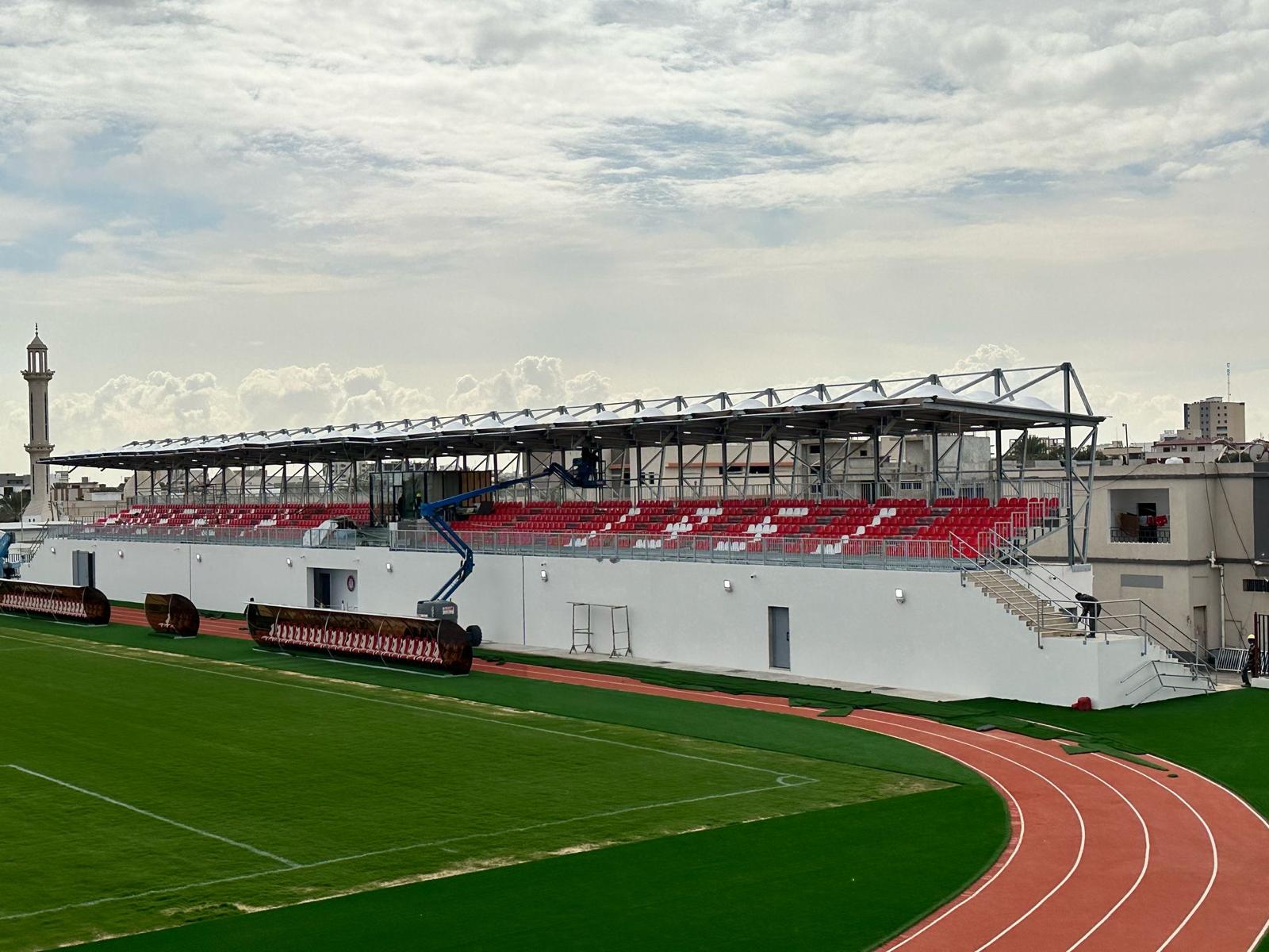 Yedi Sıralı Çelik Seyirci Tribünü